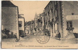 56 ROCHEFORT-en-TERRE  La Grande Rue Et L'Hôtel Lecadre - Rochefort En Terre