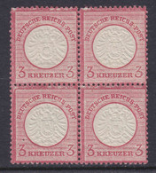 DR MiNr. 25 ** Viererblock - Unused Stamps