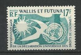Wallis YT 160 " Droits De L'Homme " 1958 Neuf** - Unused Stamps