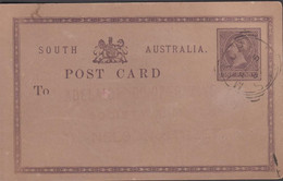 1887. SOUTH AUSTRALIA. ONE PENNY. POST CARD. MILCHA AP 5 87 To ADELAIDE CO-OPERATIVE SOCIETY, LIMITED, NEL... - JF429852 - Covers & Documents