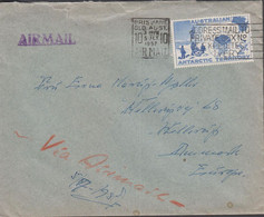 1957. AUSTRALIAN ANTARCTIC TERRITORY. Commercial Cover With 2/- To Hellerup, Denmark Cancelled ... (Michel 1) - JF429880 - Covers & Documents
