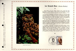 ✅ RR 1500 Ex. " LE GRAND DUC " Sur Feuillet PAC N°té RARE De 1972 N° YT 1694 Parfait état FDC A SAISIR RR - Aigles & Rapaces Diurnes