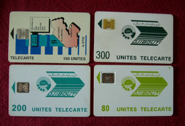 LOT DE TELECARTE DJIBOUTI  X 4 - Gibuti