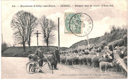 CPA - Carte Postale -France- Ailly Sur Noye  Environs  Jumel Berger Sur La Route D'Estrées 1907  VM47870ok - Ailly Sur Noye