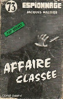 Affaire Classée De Jacques Maubier (1958) - Antiguos (Antes De 1960)