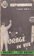Orage En Vue De Franz Nikols (1960) - Vor 1960