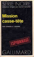 Mission Casse-tête De Edward S. Aarons (1973) - Old (before 1960)