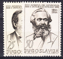 Yugoslavia Republic 1964 Mi#1091-1092 Mint Never Hinged - Unused Stamps