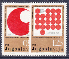 Yugoslavia Republic 1971 Mi#1418-1419 Mint Never Hinged - Neufs
