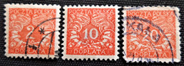 Timbre De Pologne 1919 Numeral Stamps - For Southern Poland  Y&T N° 13_16_17 - Segnatasse