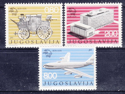 Yugoslavia 1974 Mi#1546-1548 Mint Never Hinged - Ongebruikt