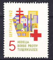 Yugoslavia Republic TBC Anti-tuberculoses Charity Stamp 1962 Mint Never Hinged - Ongebruikt