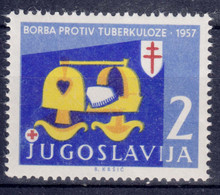 Yugoslavia Republic TBC Anti-tuberculoses Charity Stamp 1957 Mint Never Hinged - Ungebraucht