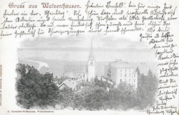 GRUSS AUS WALZENHAUSEN → Alter Lichtdruck Anno 1898 - Walzenhausen