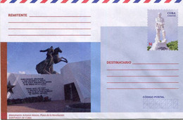 Lote PEP1395, Cuba, Entero Postal, Stationery, Cover, N, Statue Monumento Antonio Maceo, Revolution - Maximumkarten