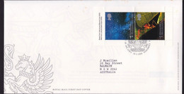 GB 2000 2000/2 And 2000/14 FDC Addressed @D5003L - 2001-2010 Dezimalausgaben