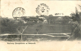 GHANA - GOLD COAST - RAILWAY BUNGALOWS AT SEKONDI - 1907 - Ghana - Gold Coast