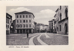 LECCO - CARTOLINA - PIAZZA XX SETTEMBRE - VIAGGIATA PER OSIO SOTTO (BG) - Lecco