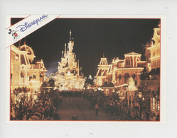 Disneyland Paris : Main Street USA Illuminée La Nuit (Marne La Vallée Euro Disney 1994) Cp Vierge - Disneyland