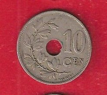 BELGIQUE - 10 CENTIMES - ALBERT I - 1920 - LÉGENDE BELGIË. - 10 Cent