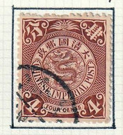 CHINE - Chine Impériale, Dragon - Y&T N° 49 - 1898 - Oblitéré - Gebraucht