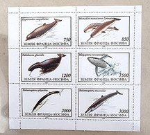 RUSSIE  Baleines, Baleine, Whales, Ballena,  Wal. Feuillet 6 Valeurs Emis En 1996 (1) Neuf Sans Charniere. Mnh - Baleines