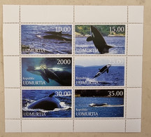 RUSSIE  Baleines, Baleine, Whales, Ballena,  Wal. Feuillet 6 Valeurs Emis En 1995 (2) Neuf Sans Charniere. Mnh - Balene