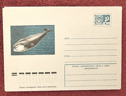 RUSSIE  Baleines, Baleine, Whales, Ballena,  Wal. Entier Postal Emis En 1974 Neuf - Whales