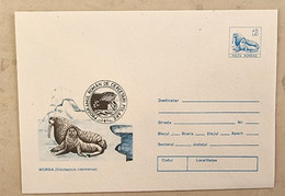 ROUMANIE Morse, Mamiferes Marins. Entier Postal Emis En 1994 Neuf  (9) Programe Roumain Cercle Polaire - Walvissen