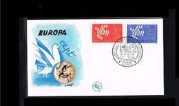 1961 - Europe CEPT FDC France - RRR - Issue FDC Marque Deposee - Cancel Lens [TD185] - 1961