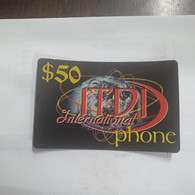 PALESTINE-(PL-PRE-IDT-0002)-ITDI-50$-(335)-(50$)-(?)-(?)-mint Card-1 Prepiad Free - Palestina
