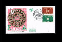 1963 - Europe CEPT FDC France - Issue FDC Marque Deposee - Cancel Strasbourg [TH023] - 1963