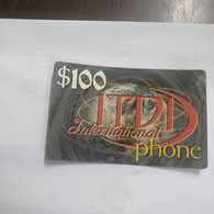 PALESTINE-(PL-PRE-IDT-0003)-ITDI-100$-(339)-(100$)-(?)-(?)-mint Card-1 Prepiad Free - Palestine