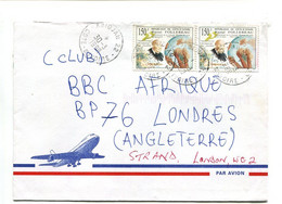 COTE D'IVOIRE  - Affranchissement Sur Lettre Par Avion  - Raoul Follereau Lutte Contre La Lèpre - Costa D'Avorio (1960-...)