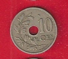 BELGIQUE - 10 CENTIMES - ALBERT I - 1930 - ÉTOILE - 2 TRAITS - NEERLANDAIS. - 10 Centimes