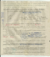 DOCUMENTO PER MOBILITAZIONE DISTRETTO MILITARE ROMA PER RAGGIUNGERE CENTRO IN SARDEGNA 1940 - Documenti