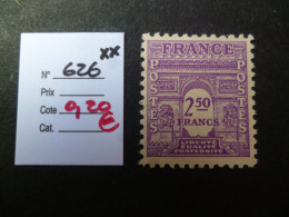 Timbre France Neuf ** 1944  N° 626 Cote 0,20 € - Neufs