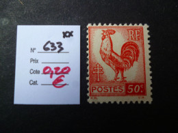 Timbre France Neuf ** 1944  N° 633 Cote 0,20 € - Neufs