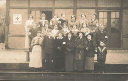 03 Villefranche D'Allier Cantine De La Gare  Guerre 1914 Carte Photo - Sonstige & Ohne Zuordnung