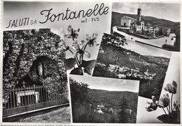 Saluti Da FONTANELLE Di CONCO - MULTIVEDUTE - VIAGGIATA 1959 - (rif. G05) - Vicenza