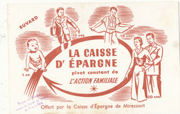 BU 2425 /   BUVARD -   LA CAISSE D'EPARGNE     (21,00 Cm X 13,50 Cm) - Bank & Insurance