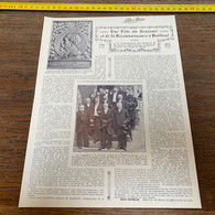 1912 NI Une Fête Du Souvenir De La Reconnaissance à Bailleul Édouard Swinghedauw - Non Classificati