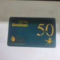 PALESTINE-(PS-SIN-REF-0004C)-plastic Sindibad 50-(362)-(1787001937736)-(1/1/05)used Card+1prepiad Free - Palästina