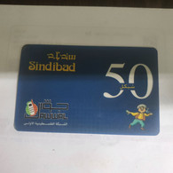 PALESTINE-(PS-SIN-REF-0004C)-plastic Sindibad 50-(363)-(5852684641055)-(1/1/05)used Card+1prepiad Free - Palestina