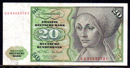 659-Allemagne 20m 1960 GB943C - 20 Deutsche Mark