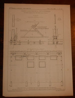 Plan Des Travaux D'amélioration Du Port De Dunkerque. 1867. - Arbeitsbeschaffung