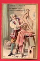 Chocolat Poulain. Série " Hommes Célèbres " Chromo N° 48. Pierre Puget, Sculpteur. - Poulain