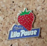 Pin's  Chocolat Milka Lila Pause Fraise - Alimentation