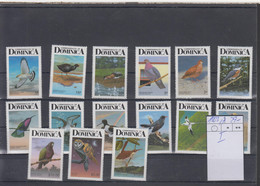 Dominica Michel Cat.No. Mnh/** 1003/1017 I Birds - Dominica (1978-...)