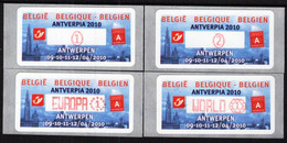 Belgium - 2010 - Antverpia 2010 Stamp Exhibition - Mint ATM Stamp Set - 2000-...